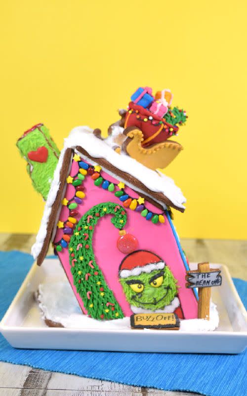 Grinch Gingerbread House