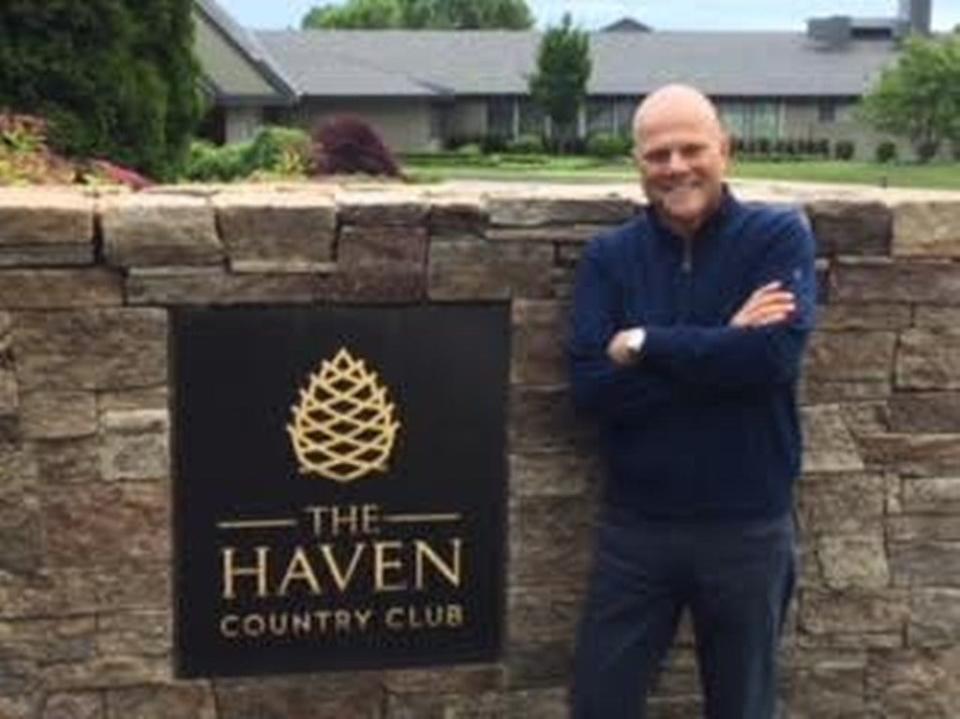 Regan Remillard outside The Haven County Club in Boylston.