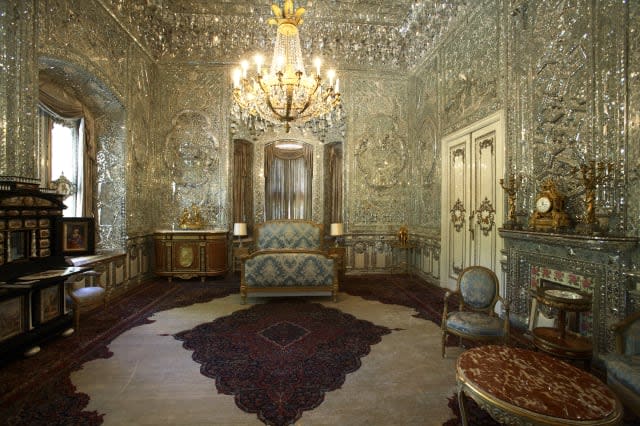 Bedroom in the Green Palace at Sa'dabad Palace Complex