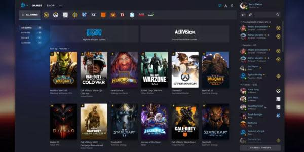 La aplicación de escritorio de Battlenet recibió una remodelación