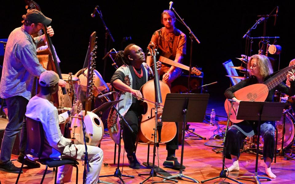 Abel Selaocoe performs at the Southbank Centre - Mark Allan