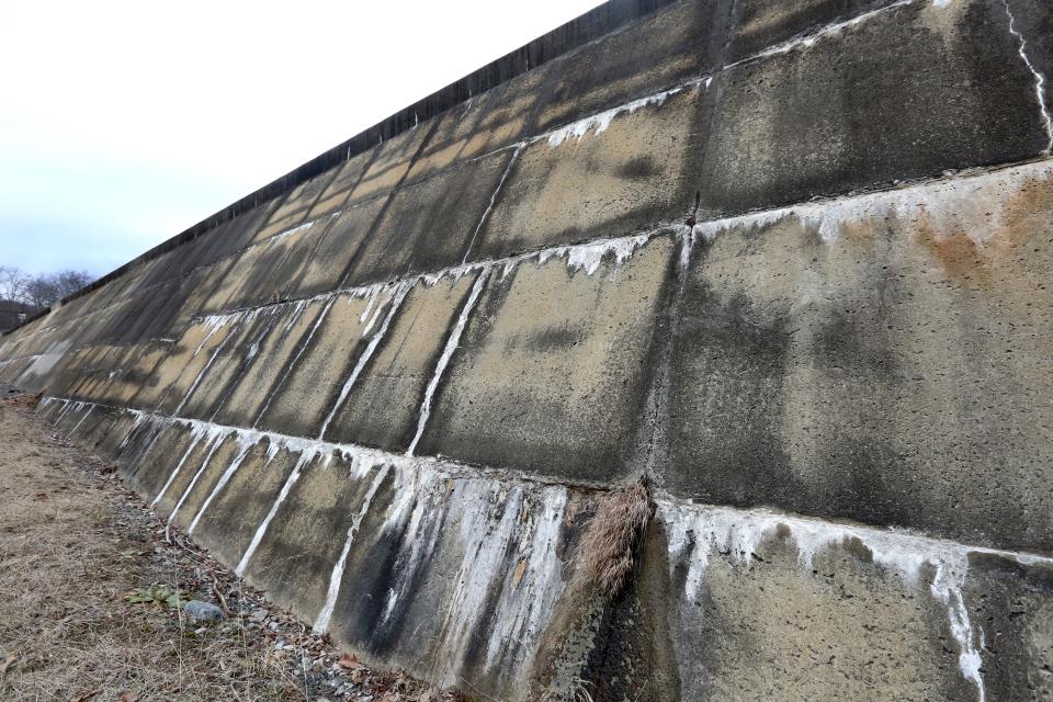 The Lake Welch dam in Harriman Park March 4, 2024.