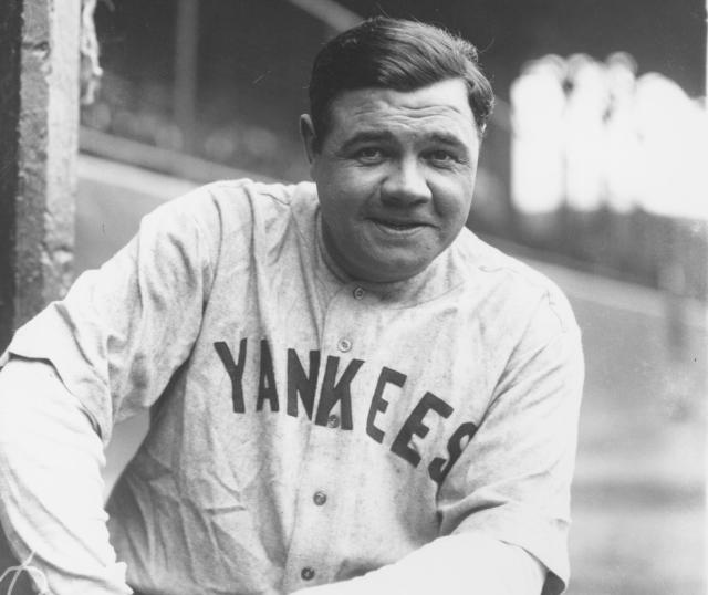 Babe Ruth New York Yankees Jersey white no name