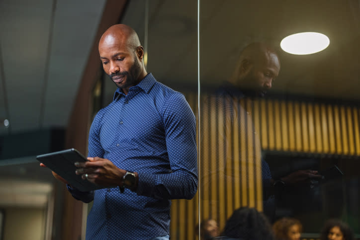 A real estate investor looking up short-term rental insurance.