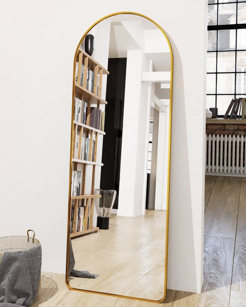 BEAUTYPEAK Full Length Arched Mirror