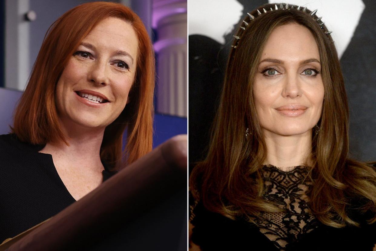 Jen Psaki, Angelina Jolie