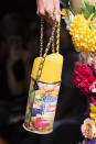 <p><i>Air-freshener can-as-bag from the SS18 Moschino collection. (Photo: ImaxTree) </i></p>