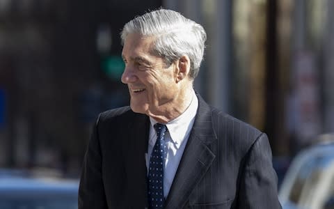 Special Counsel Robert Mueller walks after attending church in Washington, DC.  - Credit: Getty