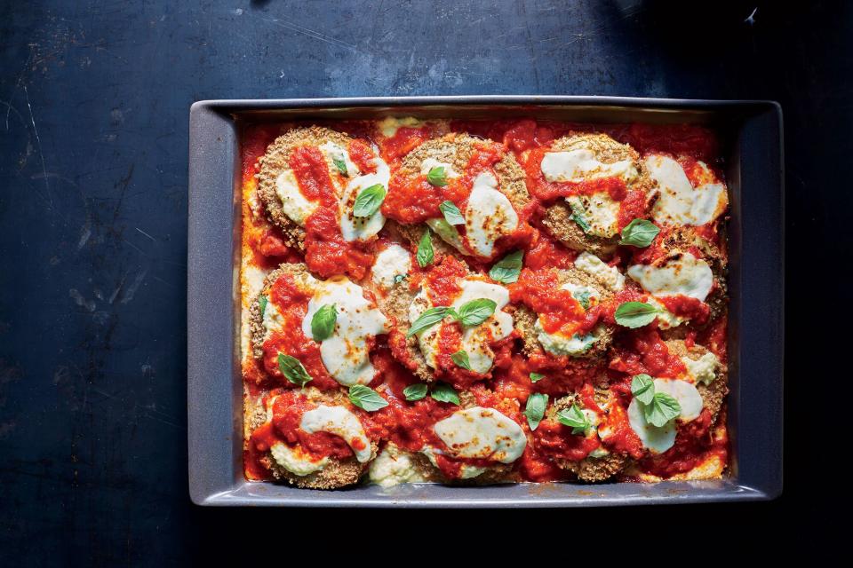 January: Eggplant Parmesan