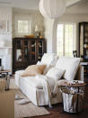<p> Asked to name their most indispensable piece of living room furniture, most people would opt for the sofa,&apos; says Melanie Griffiths, editor, Period Living. </p> <p> &apos;As a living room sofa is such a key piece in a budget living room makeover a new design can instantly change the look of the scheme. Yes, they are an investment &#x2013; but you can find designs in Ikea that will do the trick, like this &apos;classic with a twist&apos; style,&apos;&#xA0; </p>