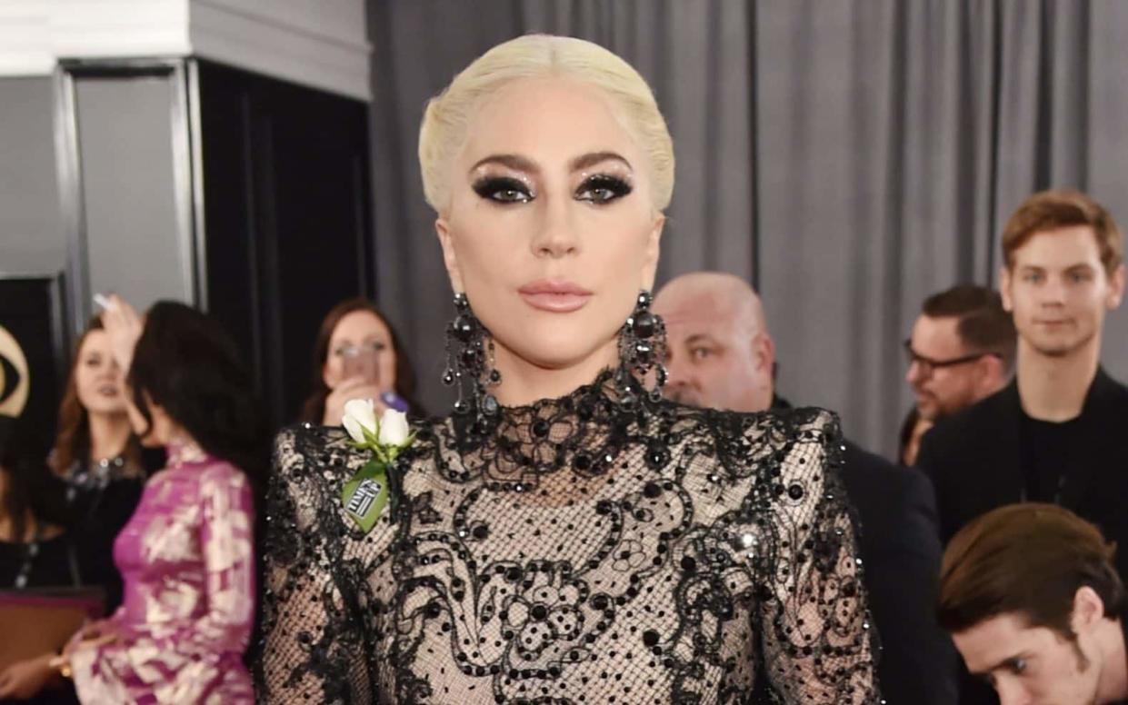 Lady Gaga at the Grammy Awards last month - Getty Images North America