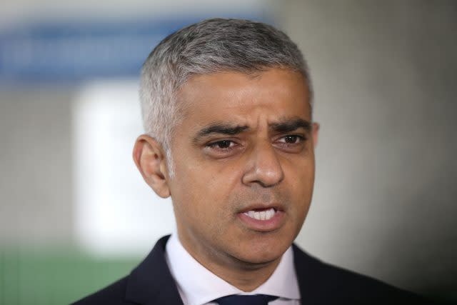 Sadiq Khan (Yui Mok/PA)