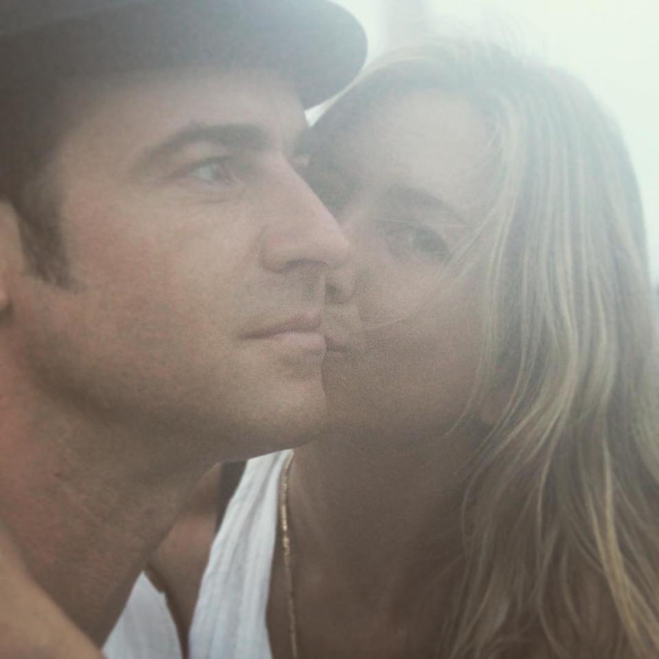 Jennifer Aniston Justin Theroux Instagram photo