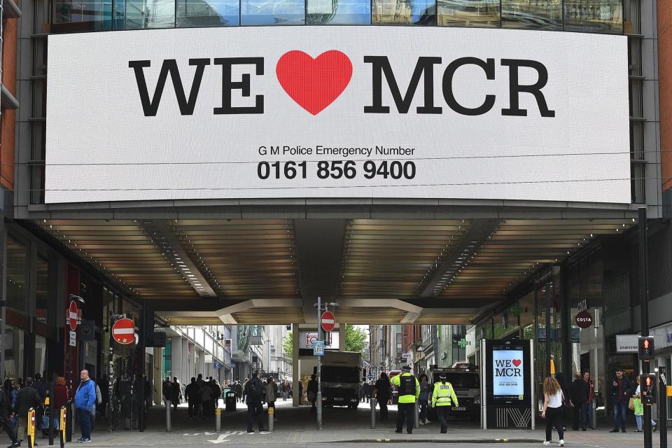 We love Manchester: 'The best possible response is to live well, together — as did New Yorkers after 9/11, and Londoners after the 2005 attacks': Getty Images