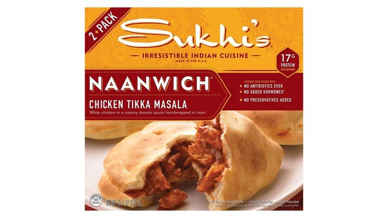 sukhi's naanwich chicken masala