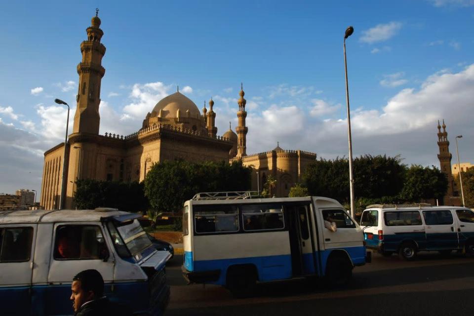 Mosques in Salah ad-Din Square, Cairo, Egypt