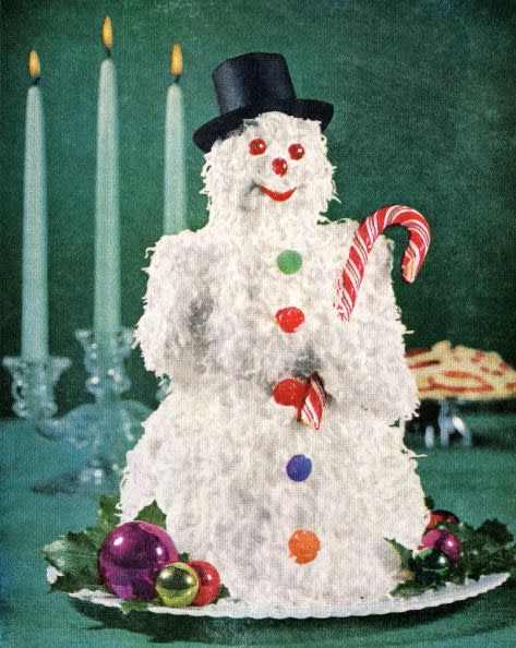 Late 1950s: The Snowman Cake