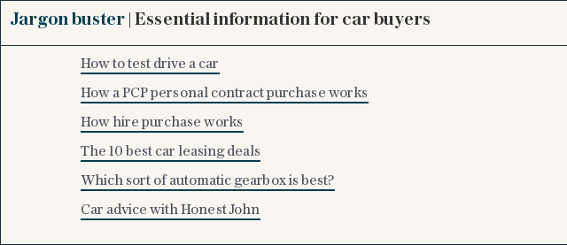 Cars Jargon buster | Essential information for car buyers