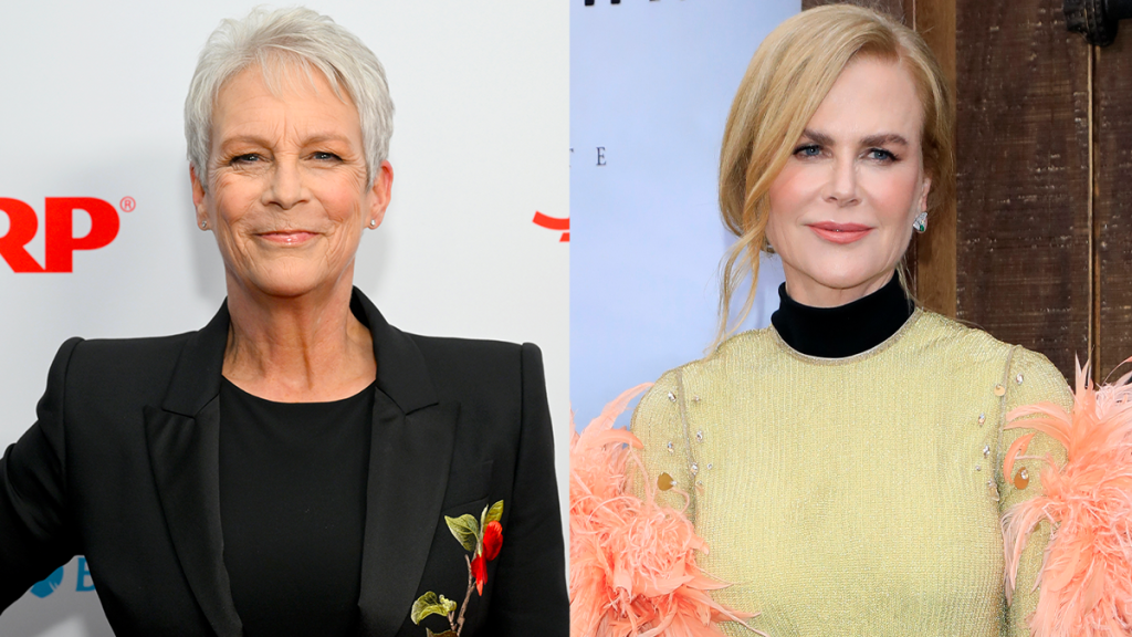 Jamie Lee Curtis: (Photo by Michael Kovac/Getty Images for AARP) Nicole Kidman: (Photo credit should read P. Lehman/Future Publishing via Getty Images)