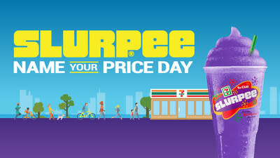 Slurpee® Name Your Price Day (CNW Group/7-Eleven Canada)