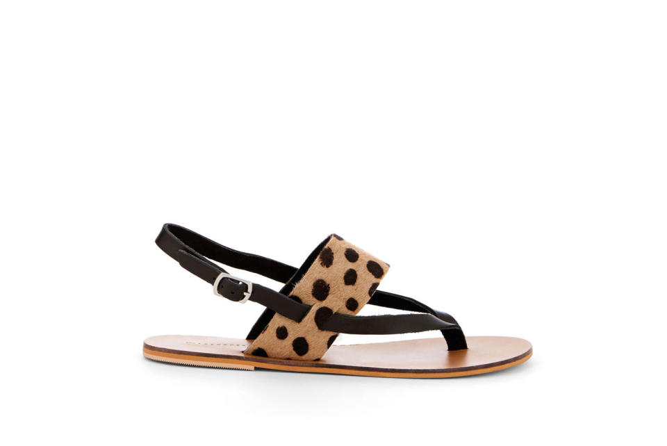 Contrast Toe Post Sandal