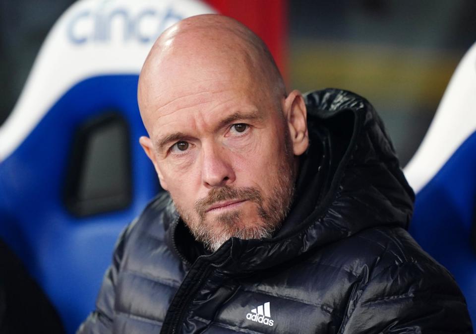 Erik ten Hag is under severe pressure (PA)