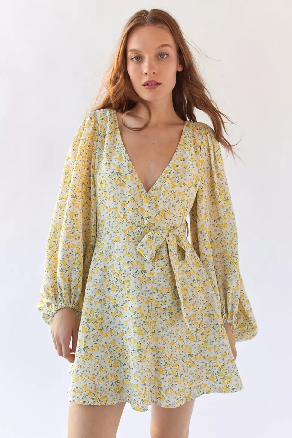 <br><br><strong>Kiss The Sky</strong> Long Sleeve Mini Dress, $, available at <a href="https://go.skimresources.com/?id=30283X879131&url=https%3A%2F%2Fwww.urbanoutfitters.com%2Fshop%2Fkiss-the-sky-long-sleeve-mini-dress" rel="nofollow noopener" target="_blank" data-ylk="slk:Urban Outfitters" class="link ">Urban Outfitters</a>