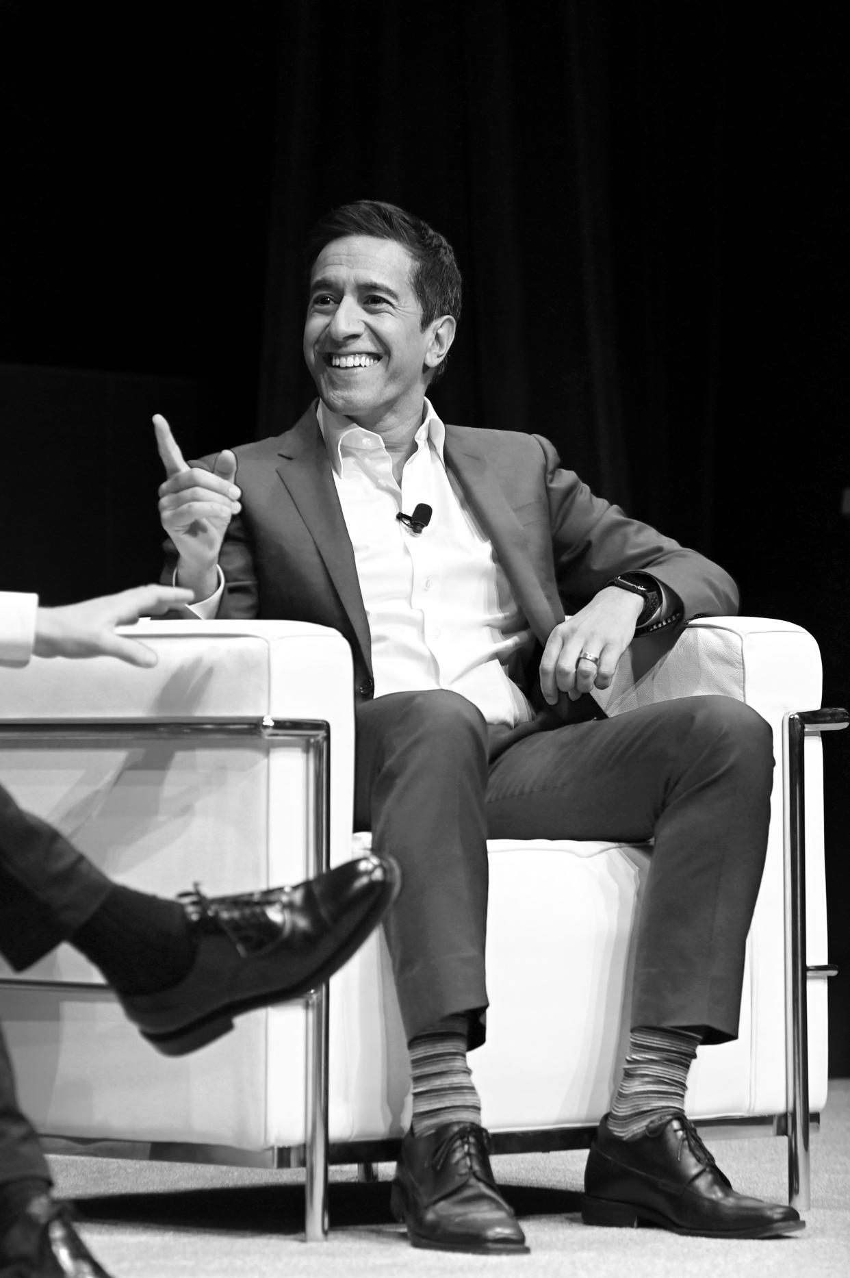 Dr. Sanjay Gupta, seen here onstage during CNN Experience in March in New York City, has decided to keep his kids home from school amid the pandemic. (Photo: Mike Coppola/Getty Images for WarnerMedia)