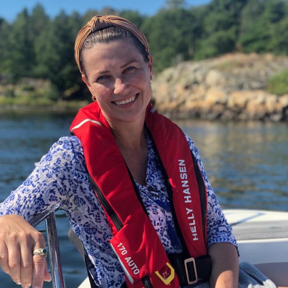 Princess Märtha Louise of Norway wished her Instagram followers a "good summer" along with a smiling photo during a boat ride.