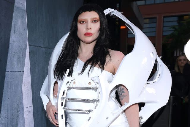 <p>David Jon/Getty Images</p> Lady Gaga attends the world premiere fan screening of the Gaga Chromatica Ball concert film on May 23, 2024 in Los Angeles