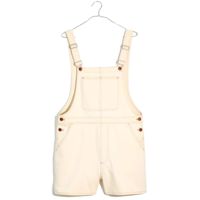 Madewell Denim Corsica Short Overalls 