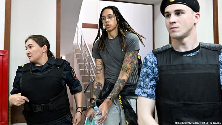 Brittney Griner detained in Russia