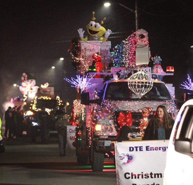 A float from a previous Christmas in Ida Parade of Lights is shown. The annual event is Dec. 3-4 this year.