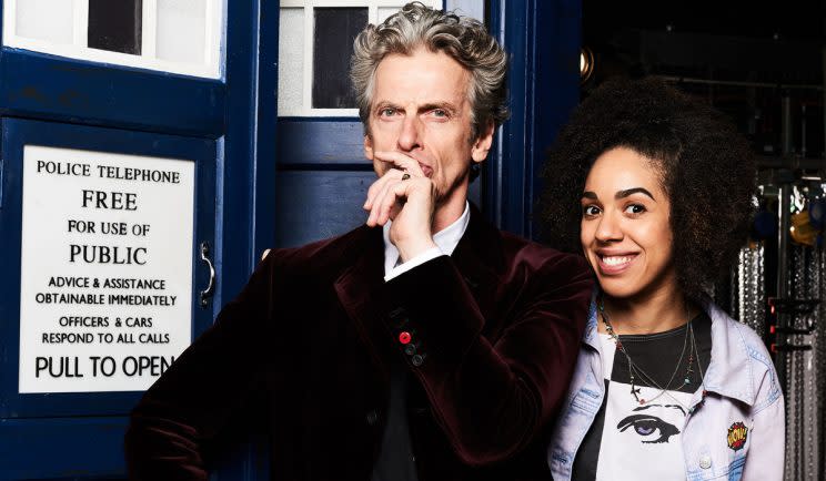 The Doctor alongside new assistant, Bill - Credit: BBC