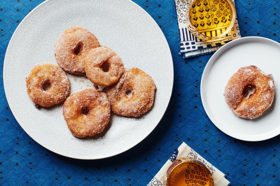 Apple Fritters with Spiced Sugar
