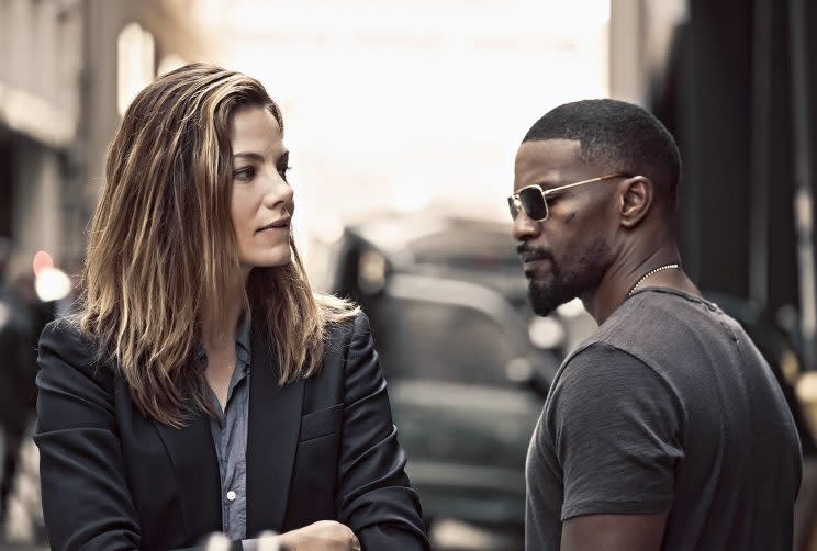 Michelle Monaghan and Jamie Foxx star. (Photo: Erica Parise/Open Road Films/Courtesy Everett Collection)