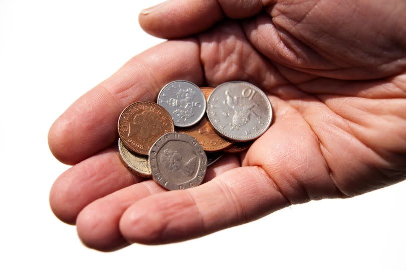 A handful of small change