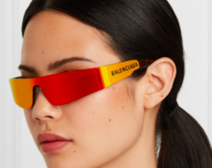 Balenciaga square-frame acetate mirrored sunglasses, 50% off, US$161.11/ Approx. SGD 225 (was US$344.78). PHOTO: NET-A-PORTER