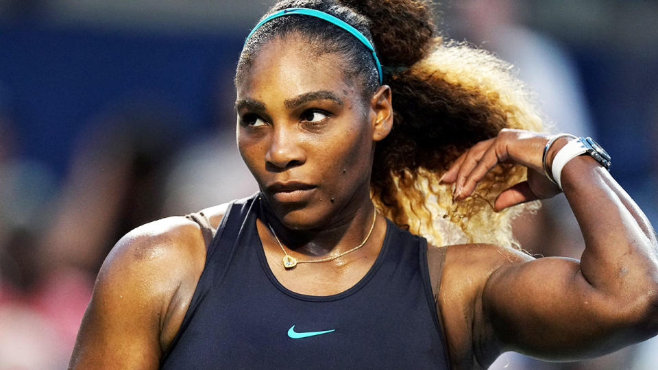 Serena Williams in action. (Photo by Jeff Chevrier/Icon Sportswire via Getty Images)