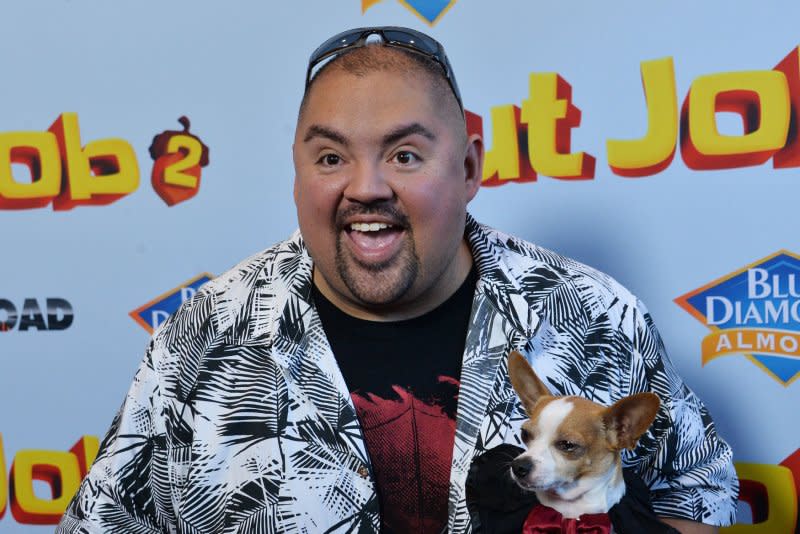 Gabriel Iglesias attends the Los Angeles premiere of "The Nut Job 2: Nutty by Nature" in 2017. File Photo by Jim Ruymen/UPI