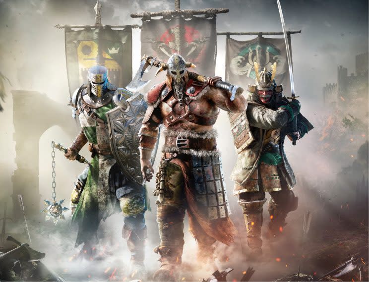 For Honor title screen.