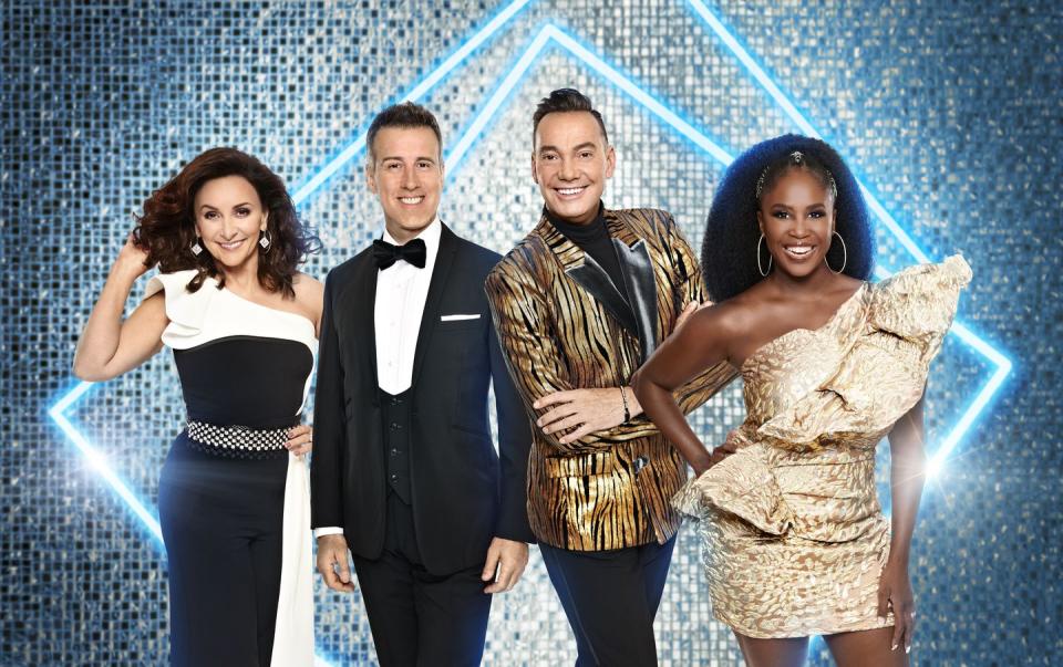 strictly come dancing judges motsi mabuse, craig revel horwood, anton du beke, shirley ballas