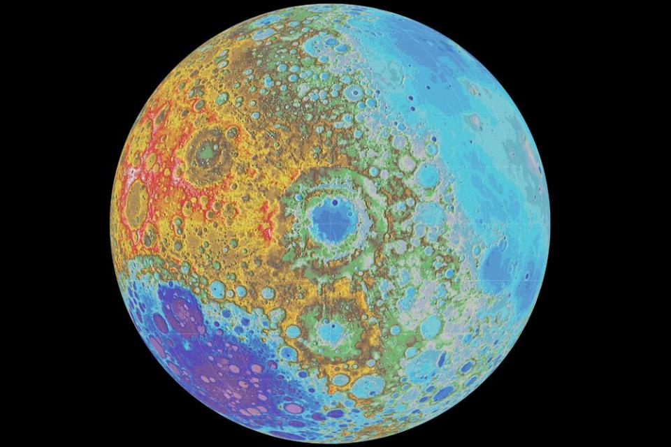 The Lunar Reconnaissance Orbiter (LRO) Wide Angle Camera (WAC) collects stereo observations by imaging the same area from different angles during many orbits. The apparent difference in positions of features when viewed