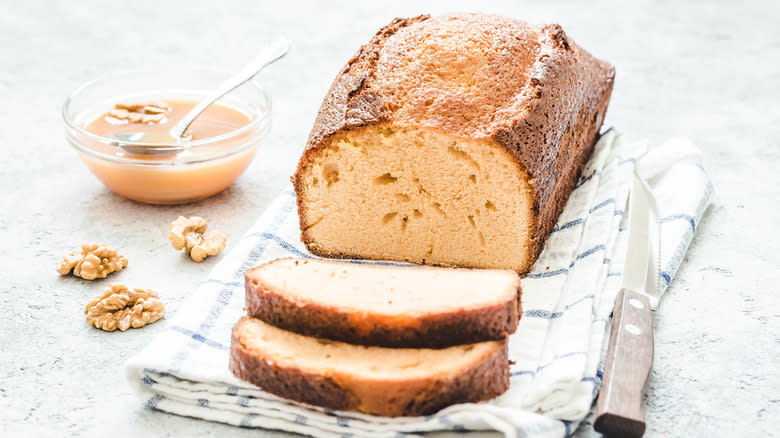 Quickbread on countertop 