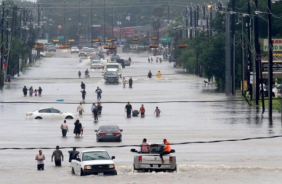 Destruction caused by Harvey in Texas