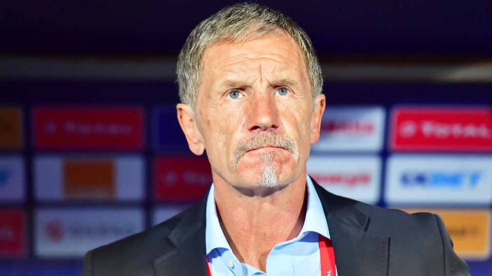 Stuart Baxter, coach of Indian Super League team Odisha, has been slammed for using a tasteless rape analogy to complain about a missed foul call. (GIUSEPPE CACACE/AFP via Getty Images)