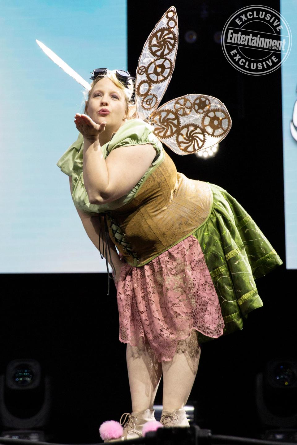 Steampunk Tinkerbell from Peter Pan cosplayer