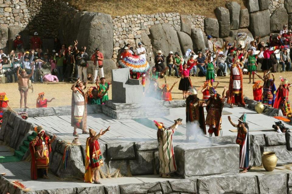 元本旅遊「祕魯太陽祭14日」以當地的祭神儀式為主軸推出主題行程。（元本旅遊提供）
