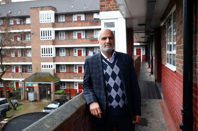 Mohammed Ejaz in the White City Estate