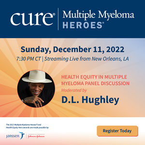 D.L. Hughley, comedian/actor/radio host, is the keynote speaker for CURE Media Group’s 2022 Multiple Myeloma Heroes and Health Equity Heroes awards. Registration for the recognition ceremony is now open.